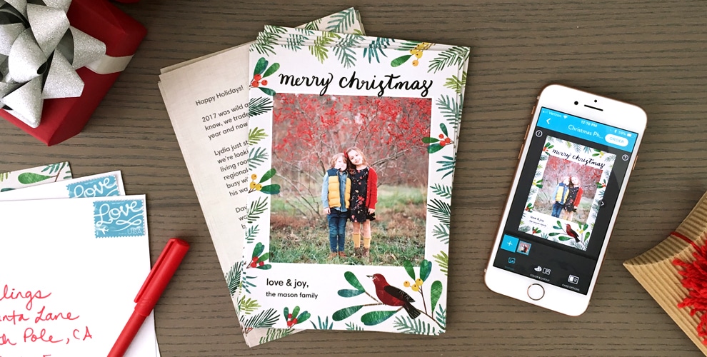 How to Add a Message to Your Personalised Christmas Cards on the Snapfish App