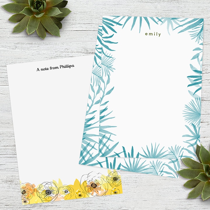 New! Personalised Stationery designs