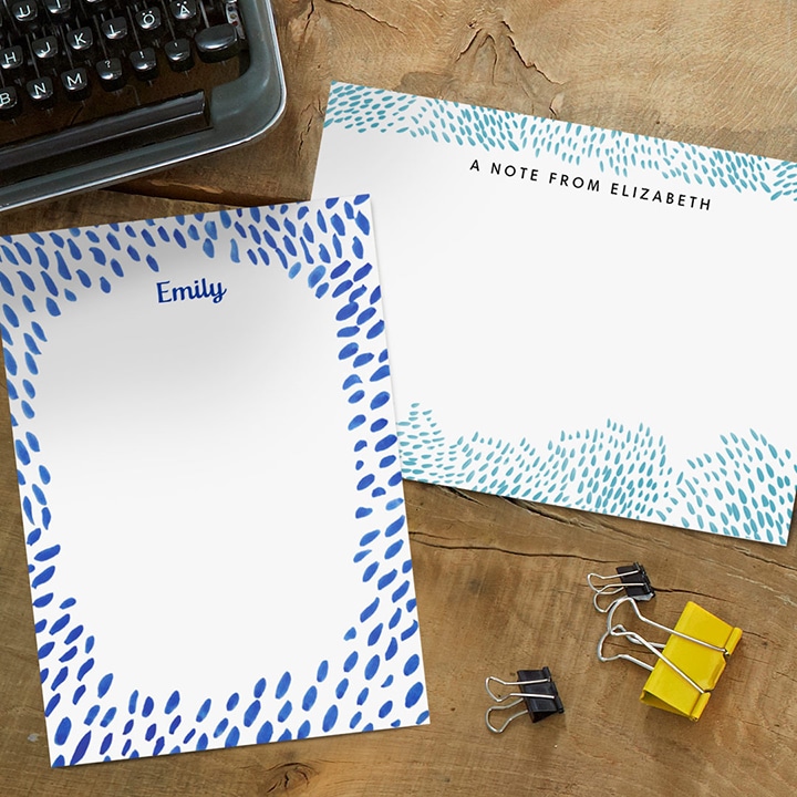 New! Personalised Stationery designs