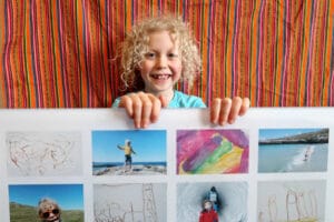 Create a collage of your favorite school year memories