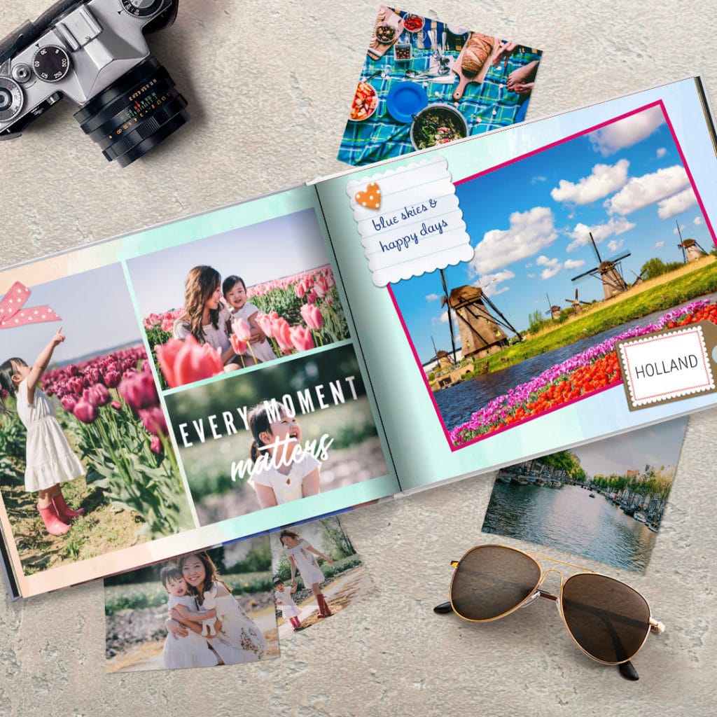 Create photobooks of your favourite scrapbooking memories