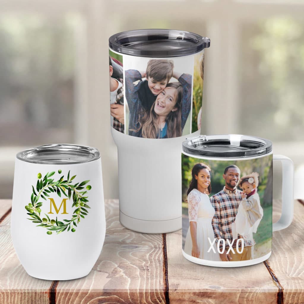 Personalized Travel Mugs, Photo Travel Mugs