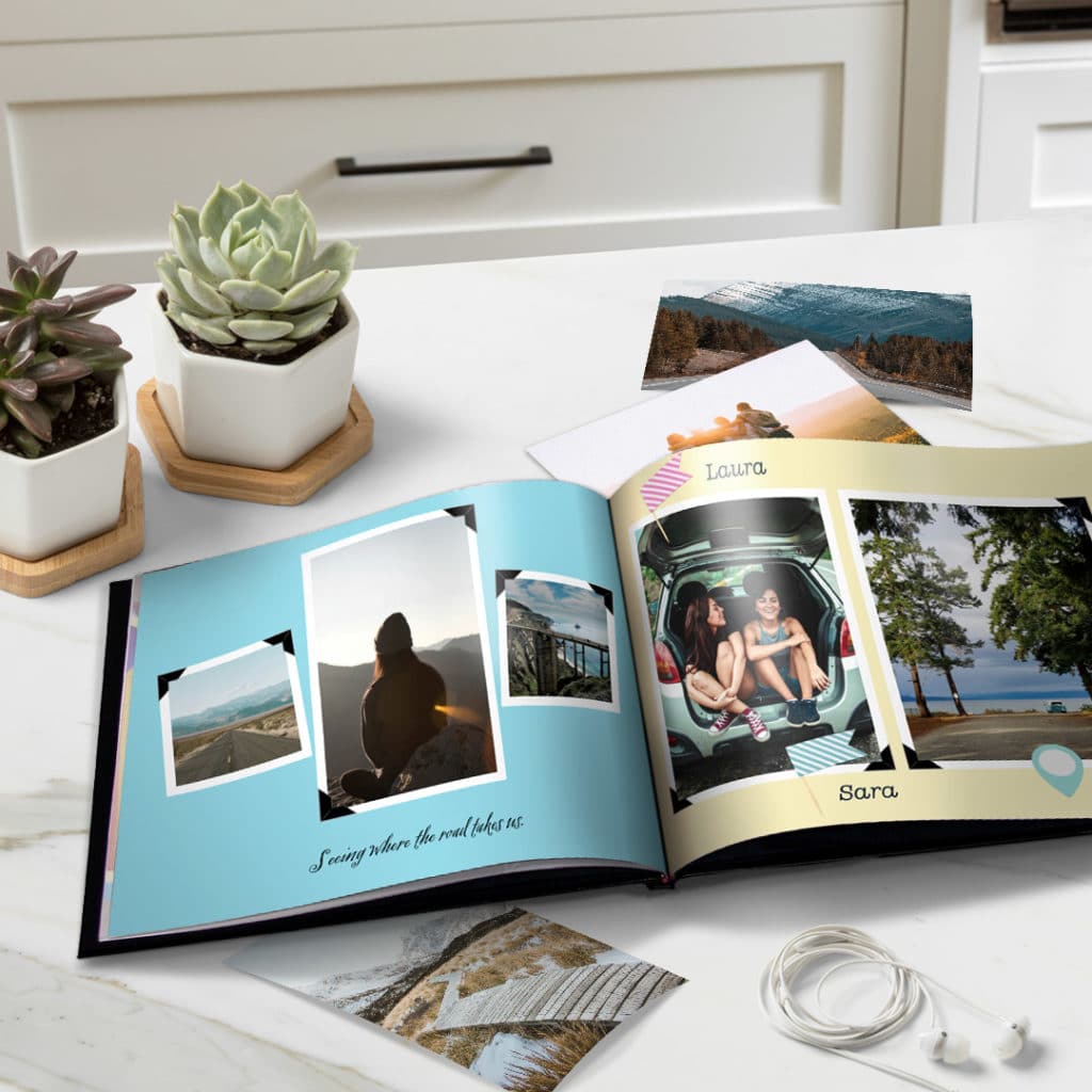 Scrapbook with your photos