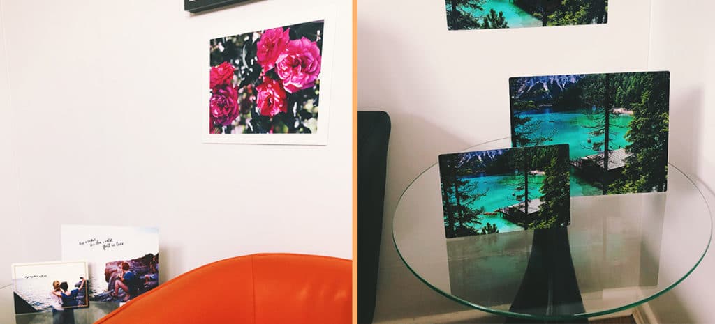 Photo Panels are a modern alternative to framed photo prints.