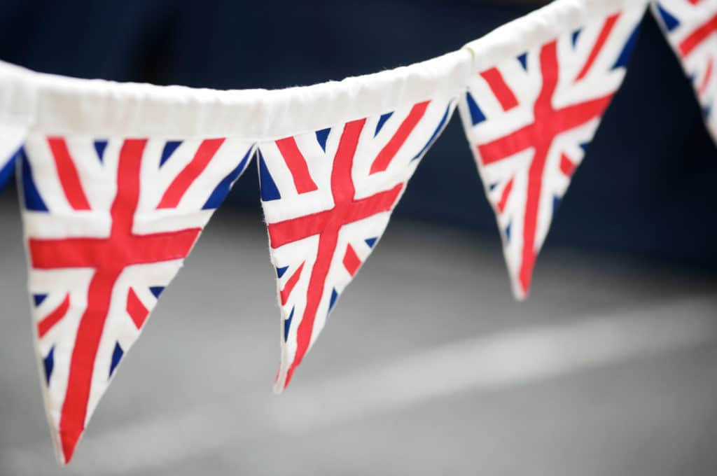 Create bunting for VE Day