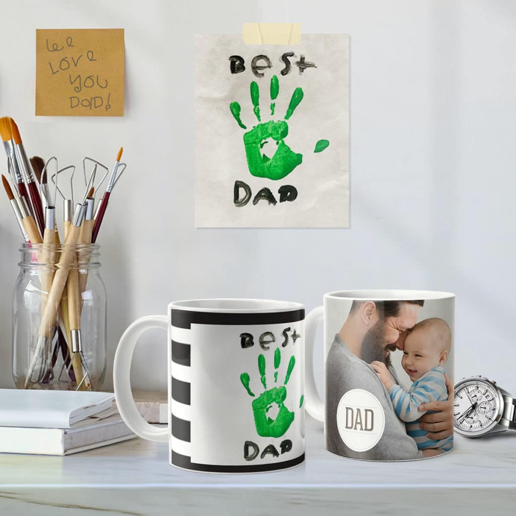 Create unique gifts for Dad when you upload kids art photos to Snapfish
