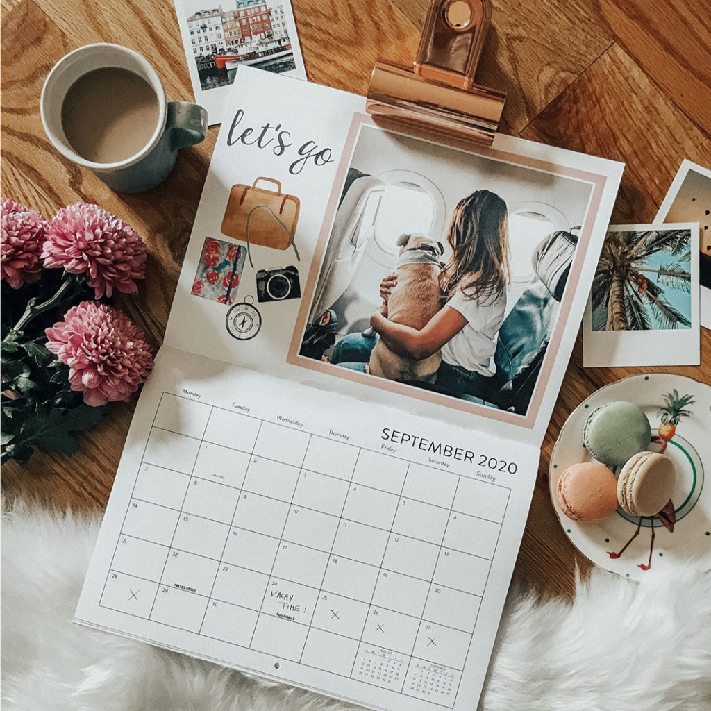 Capture their best life with a photo calendar featuring you and your pets