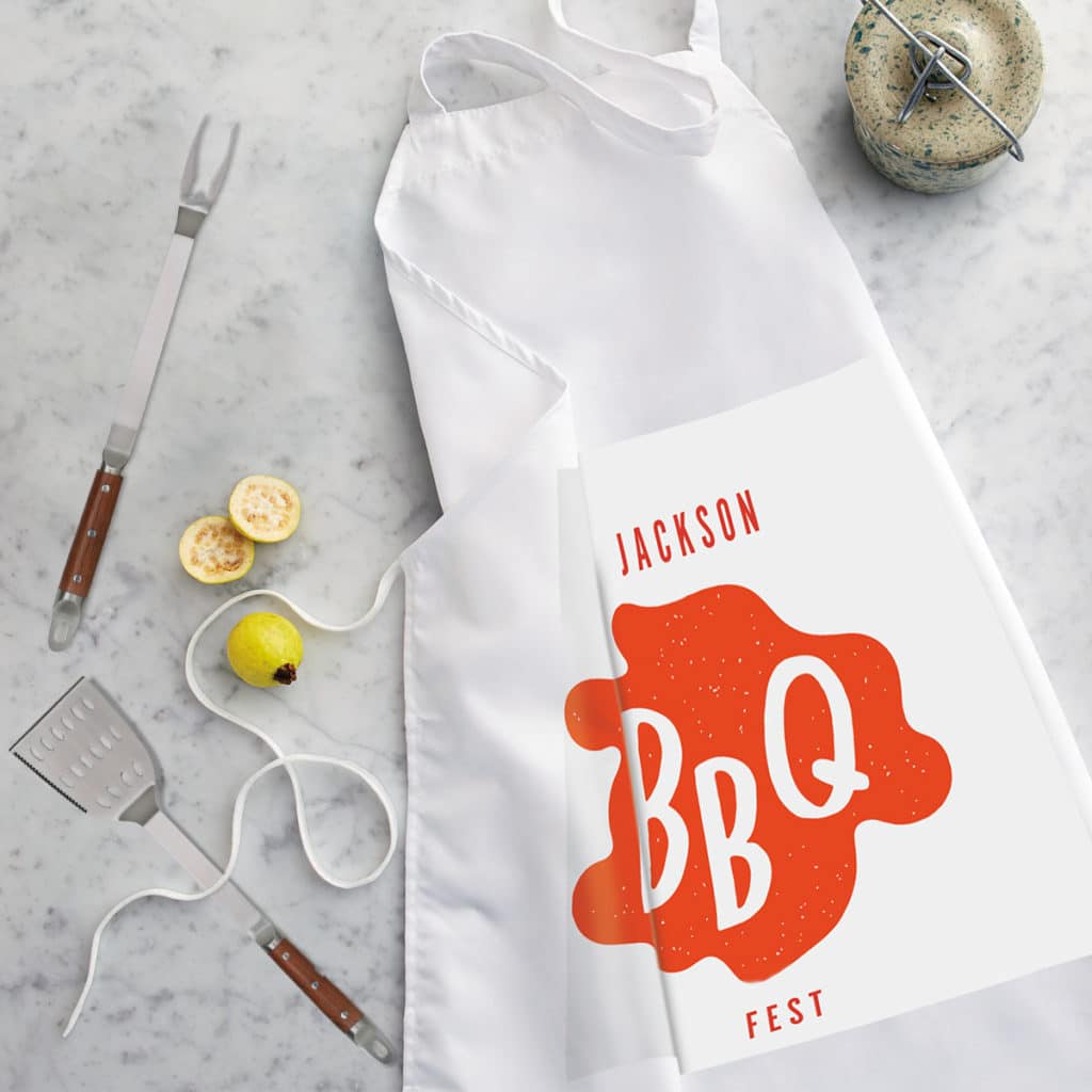 Customise your Grill Apron with witty photos and sayings. 