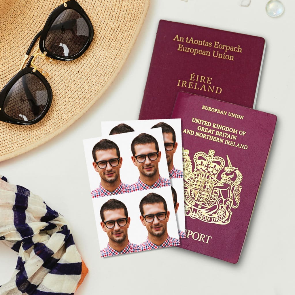 Passport photos for when you are travelling or need to update your photo ID