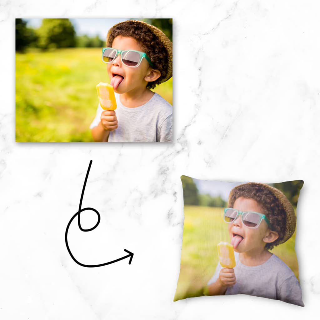 Capture the innocence of your child's summer with candid photos of them with an ice lolly. Transform your camera shots into home decor