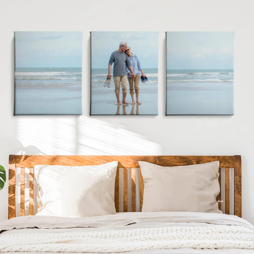 Split photographic images across multiple canvas prints for instant wow factor on your walls