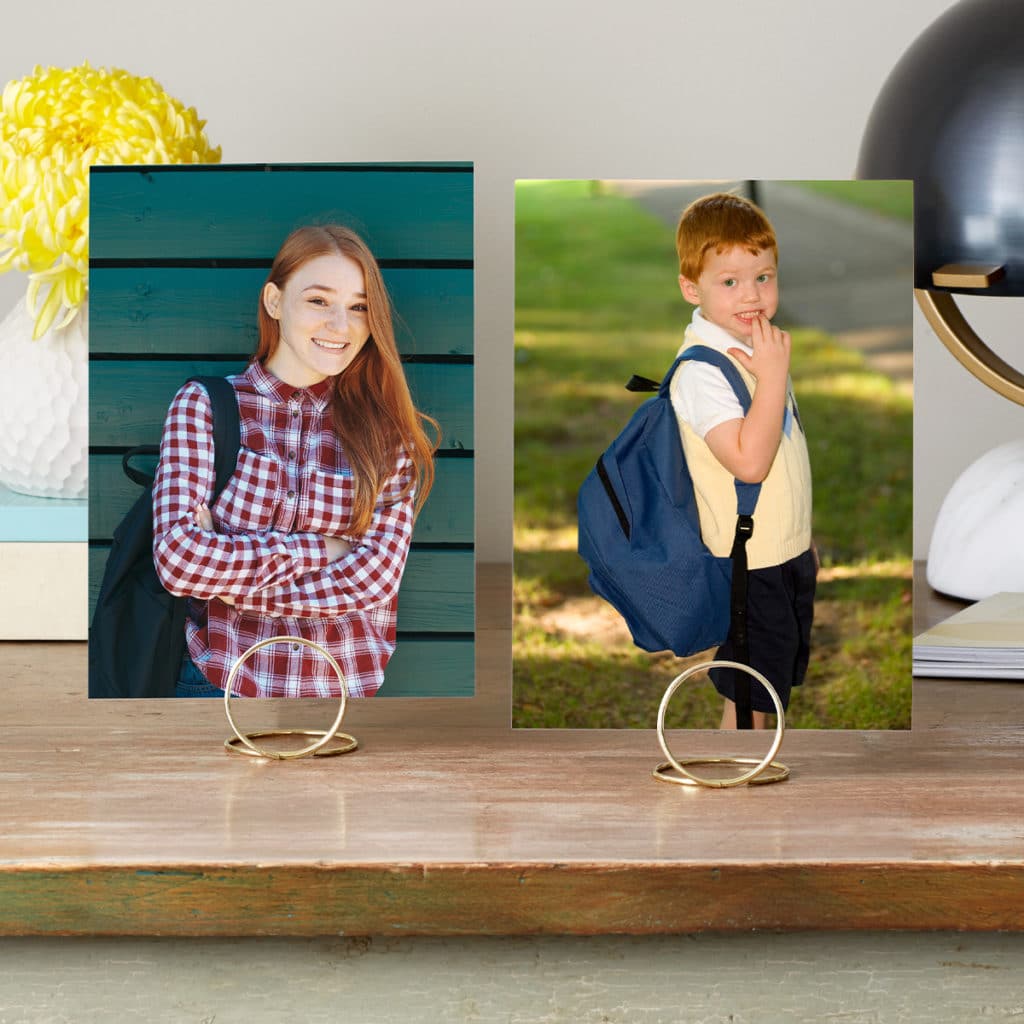 Print photos of their first day of school