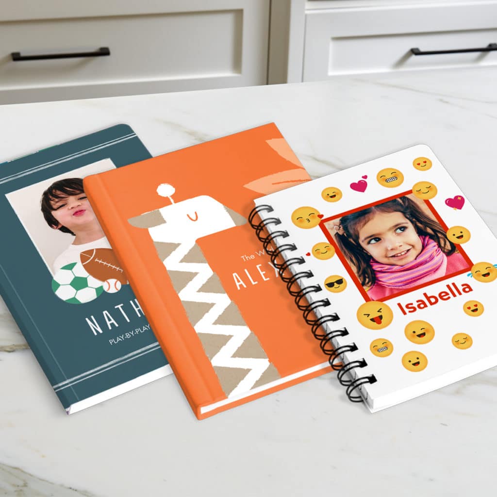 Create personalised notebooks for inspirational note-taking