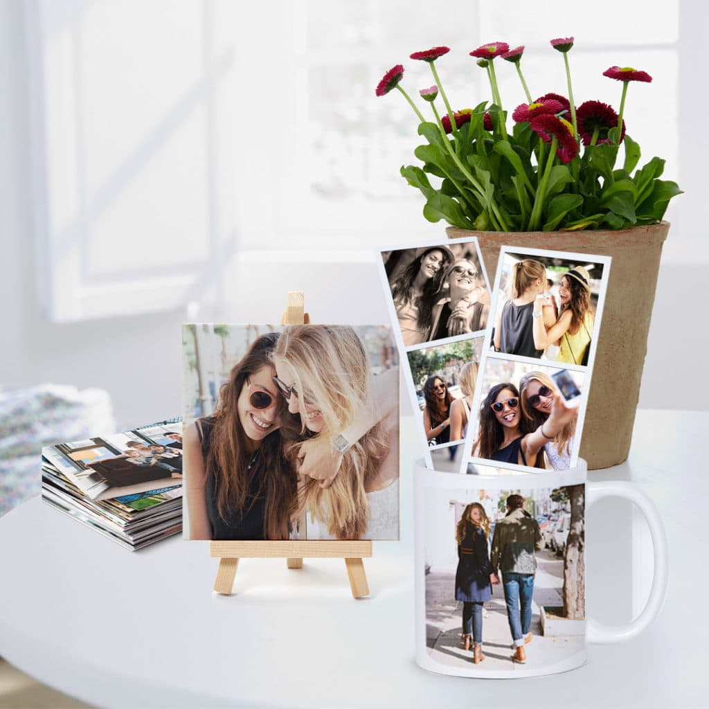 Brighten up your student digs with photos from home. Photo Strips, photo mugs and photo tiles on your desk will make home seem closer.