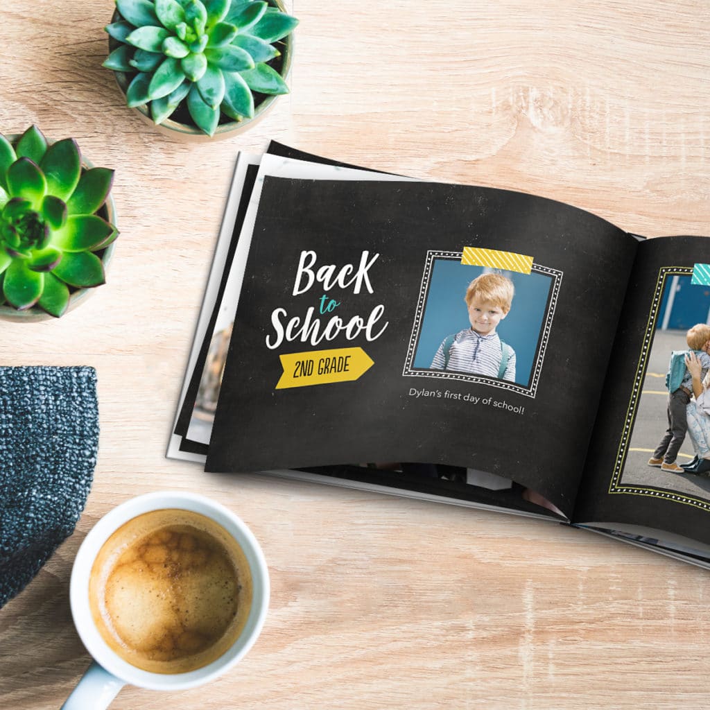 Create a back to school photo book