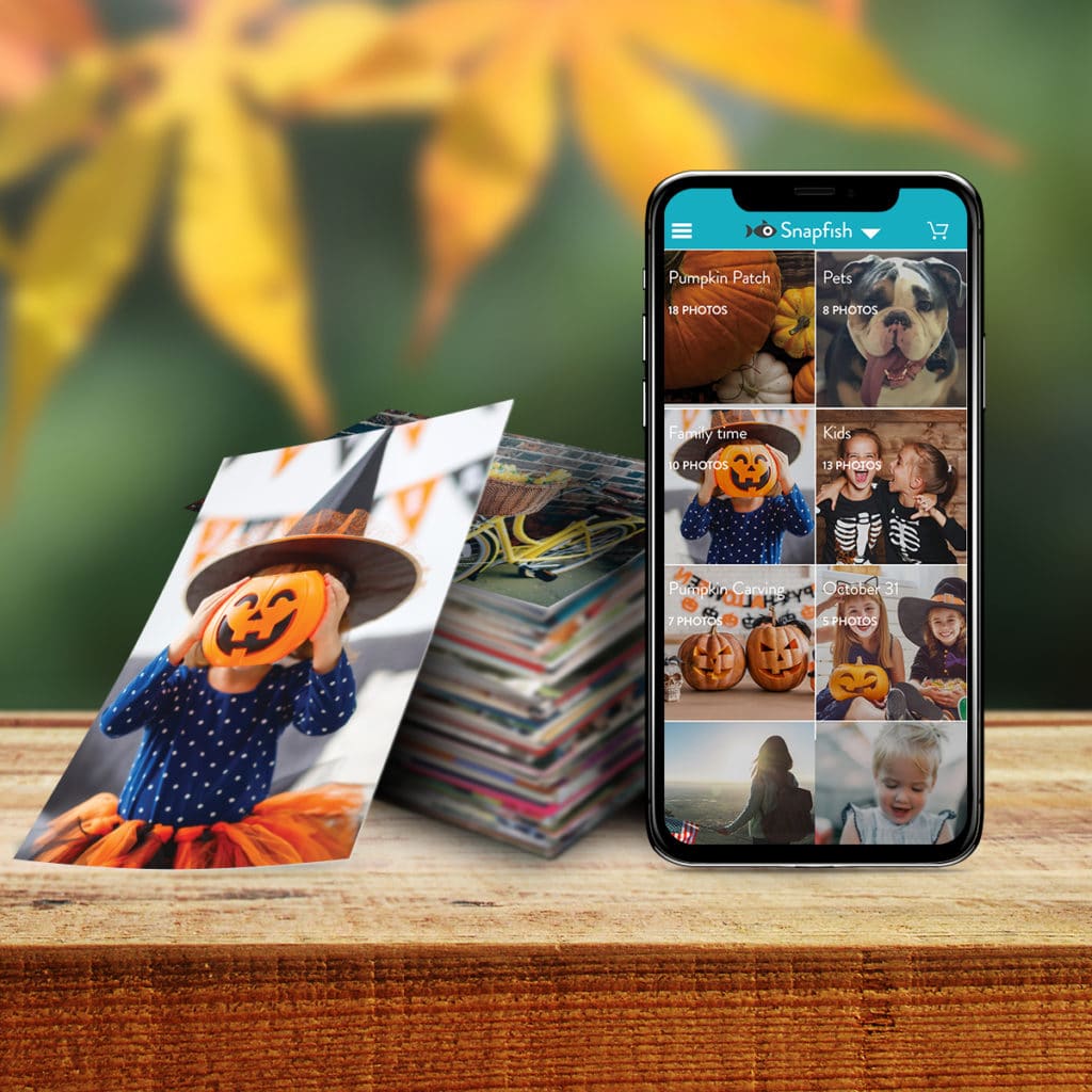 Print up to 100 pictures a month for free with the Snapfish Photo App