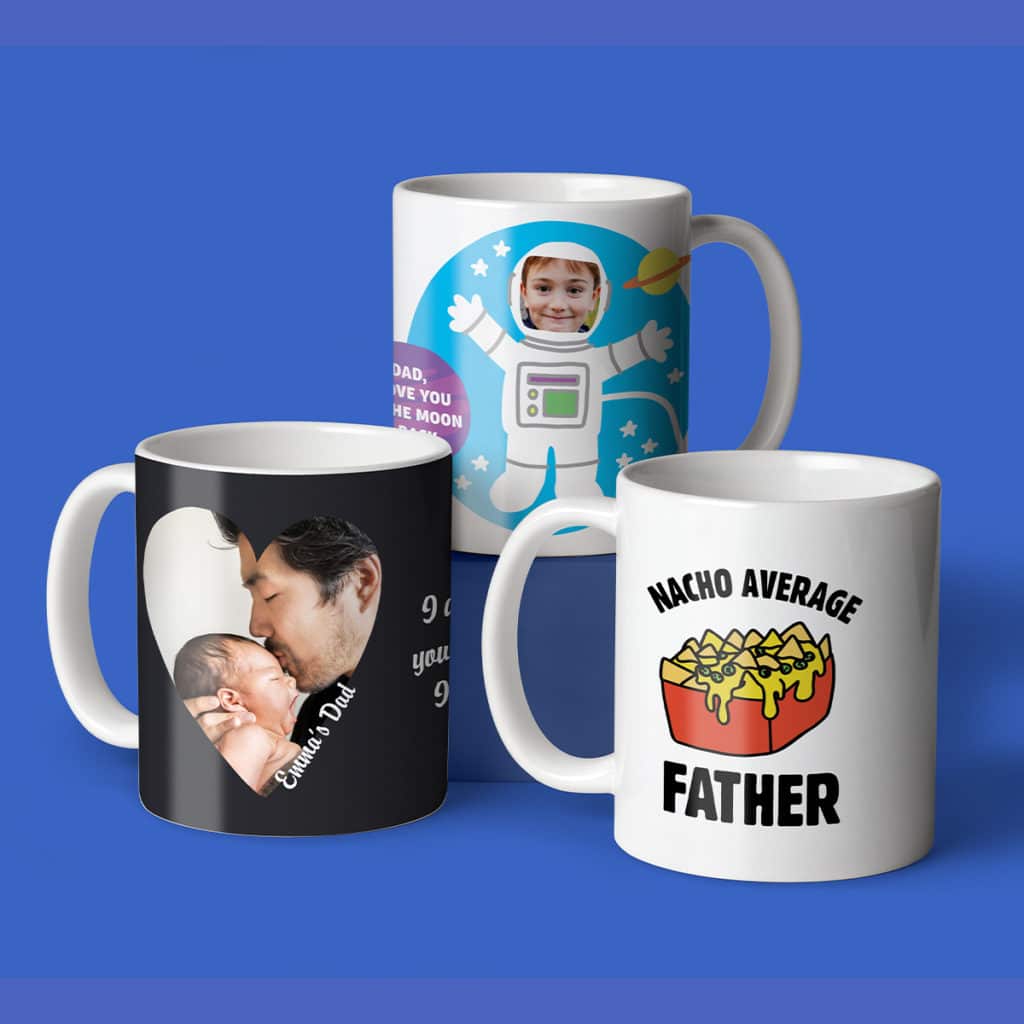 Create custom Dad gifts with our without photos