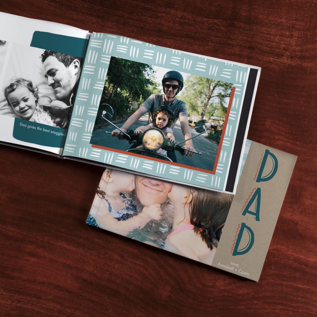 Design photo books for Dad