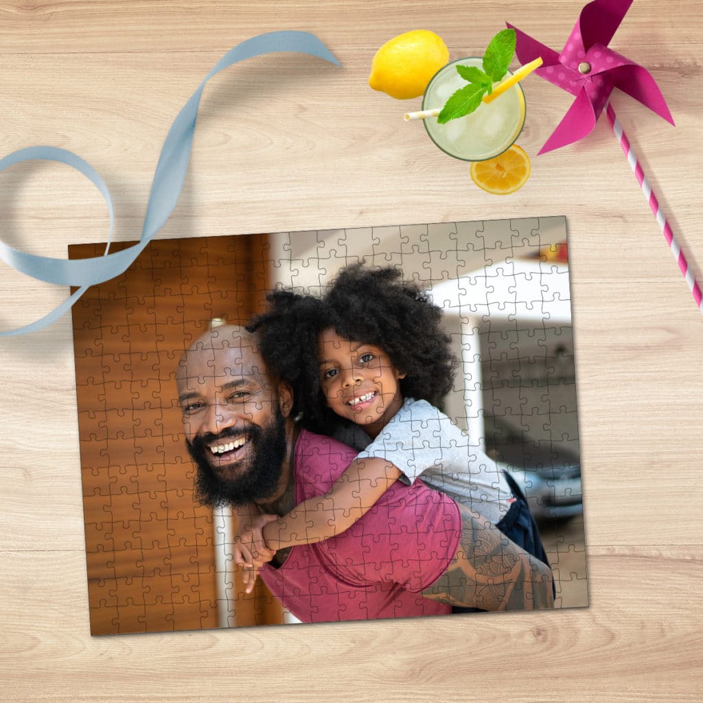 Use more complex photos for more personalized puzzle fun.
