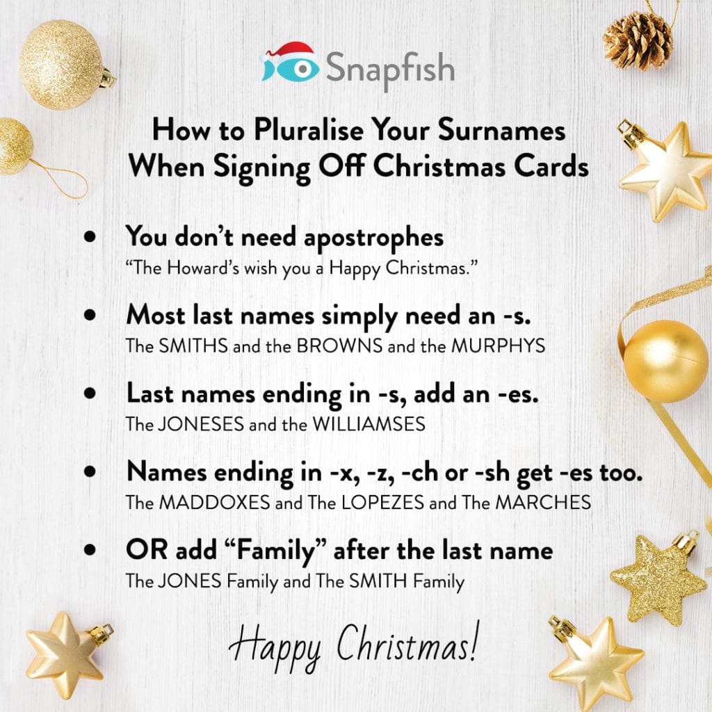 Season's Greetings: What to write in your 2022 Christmas cards | Snapfish UK