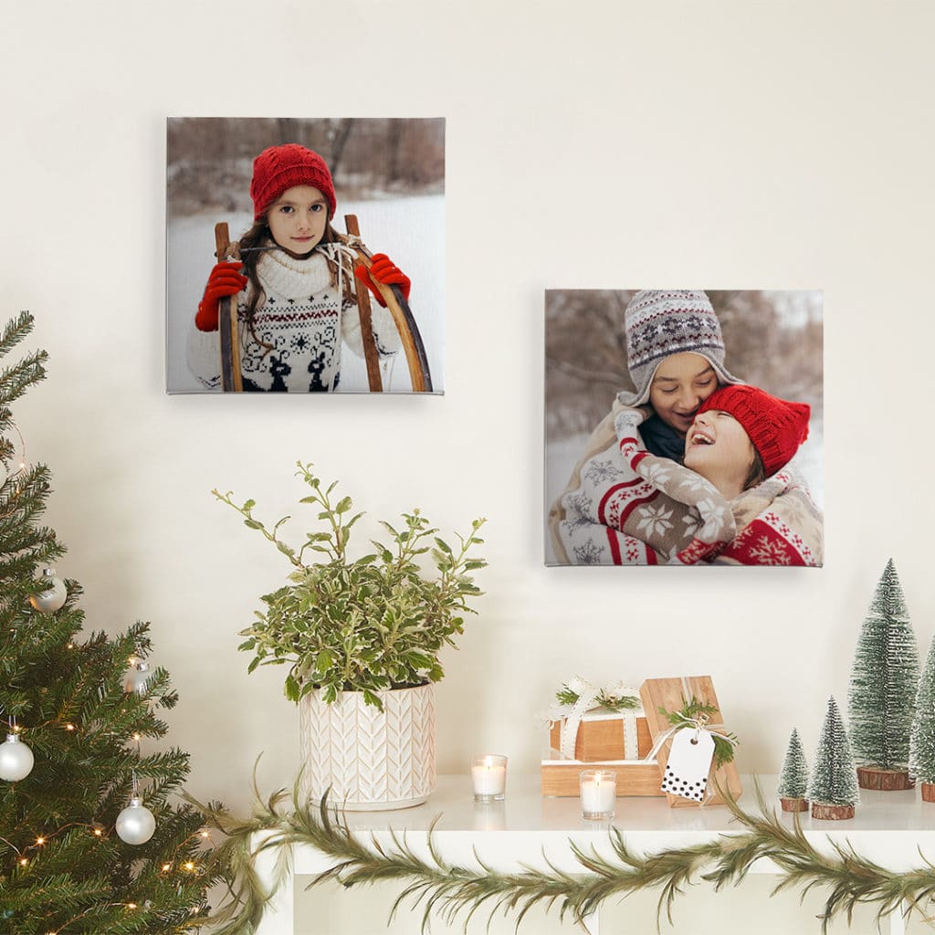 Create wow-worthy gifts this Christmas with a photo canvas.