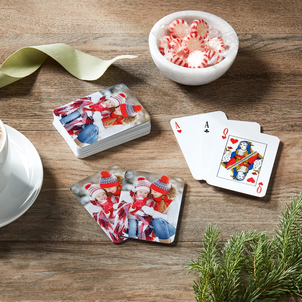 Customised playing cards make family fun more personal