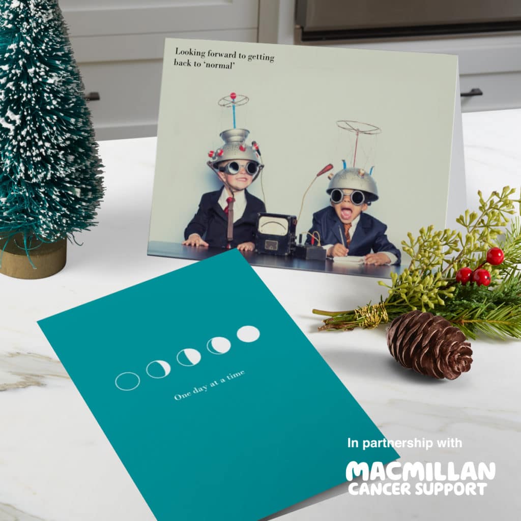 Support charity with our Macmillan customised Christmas cards