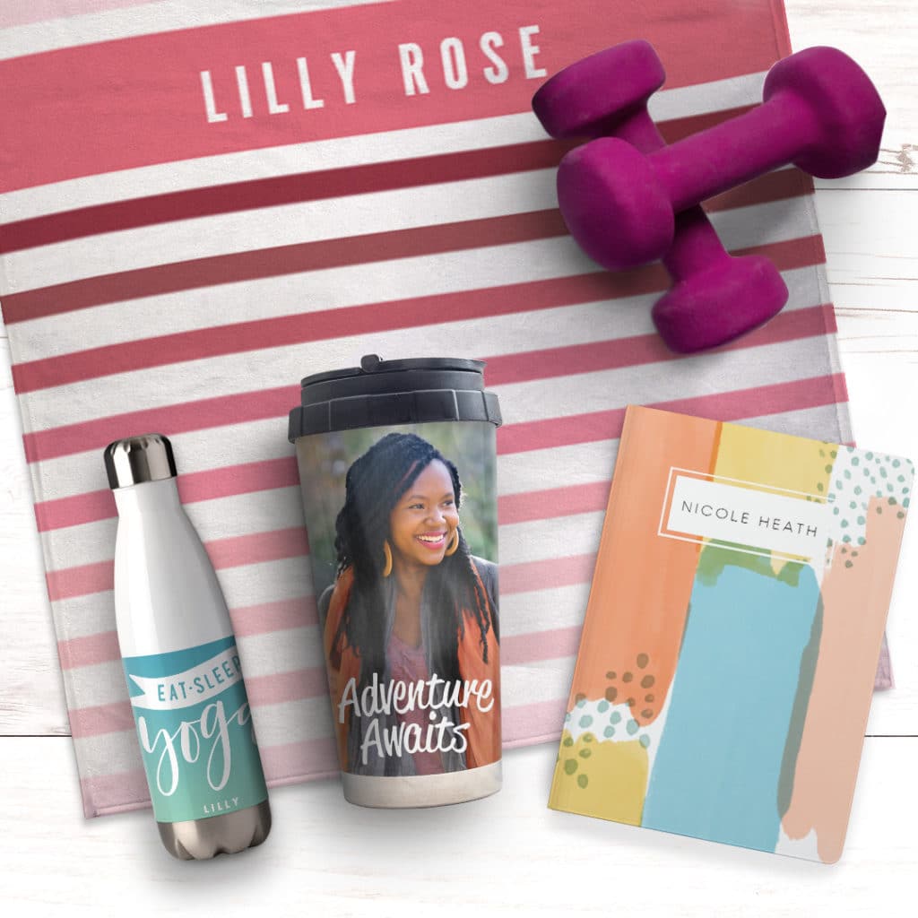 Make going to the gym fun with personalised photo products