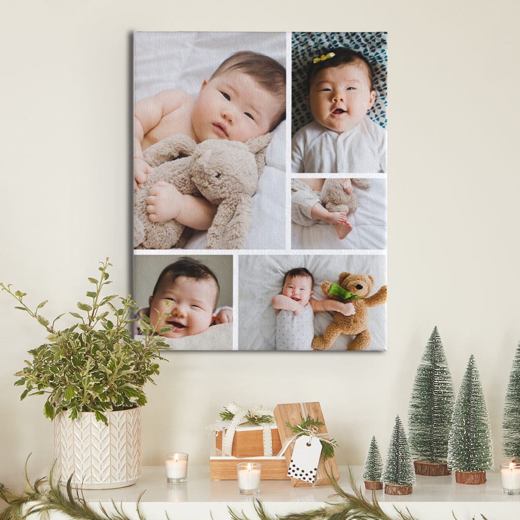 Create collage photo prints of you best baby pictures