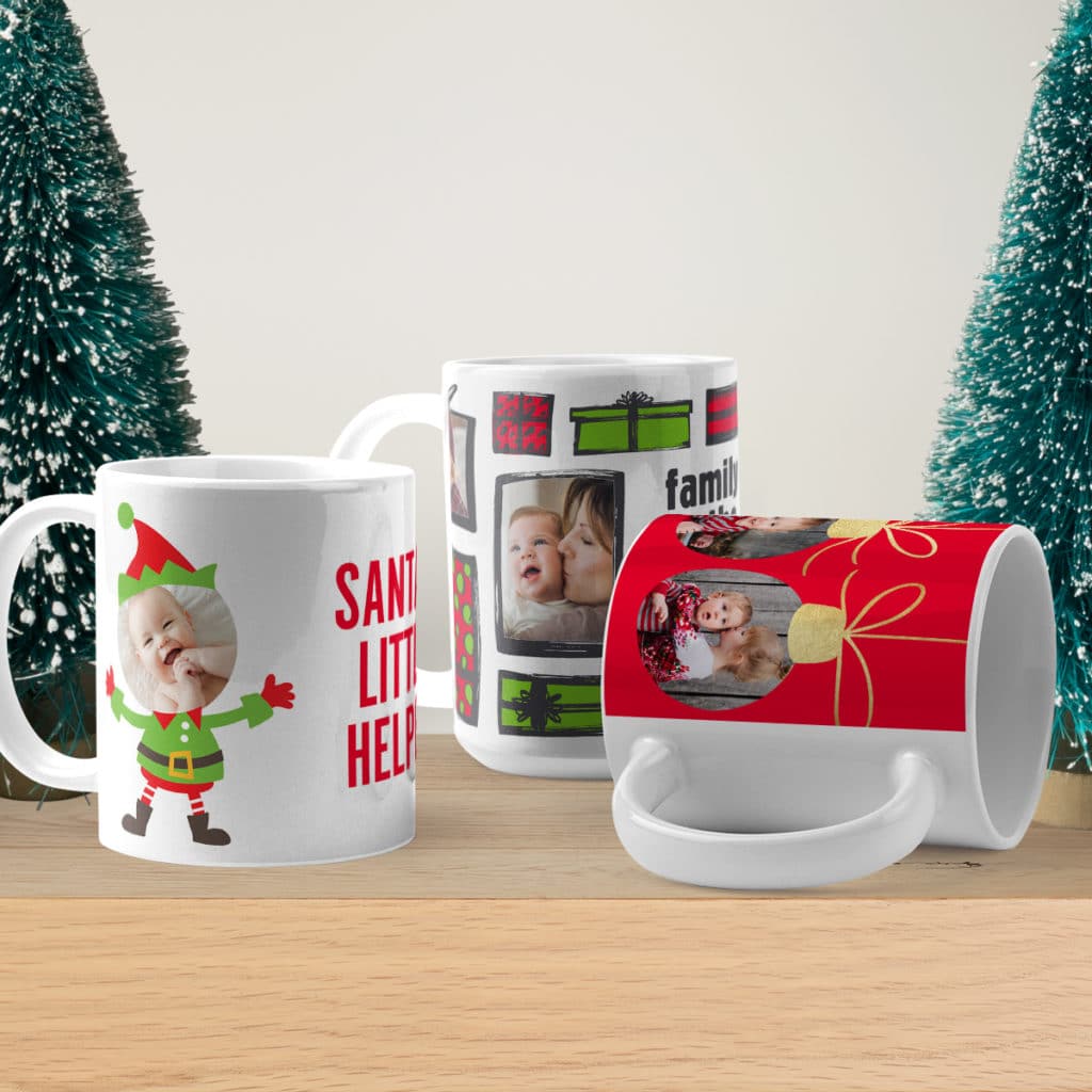 Customised photo mugs with baby pictures makes that drink even more special