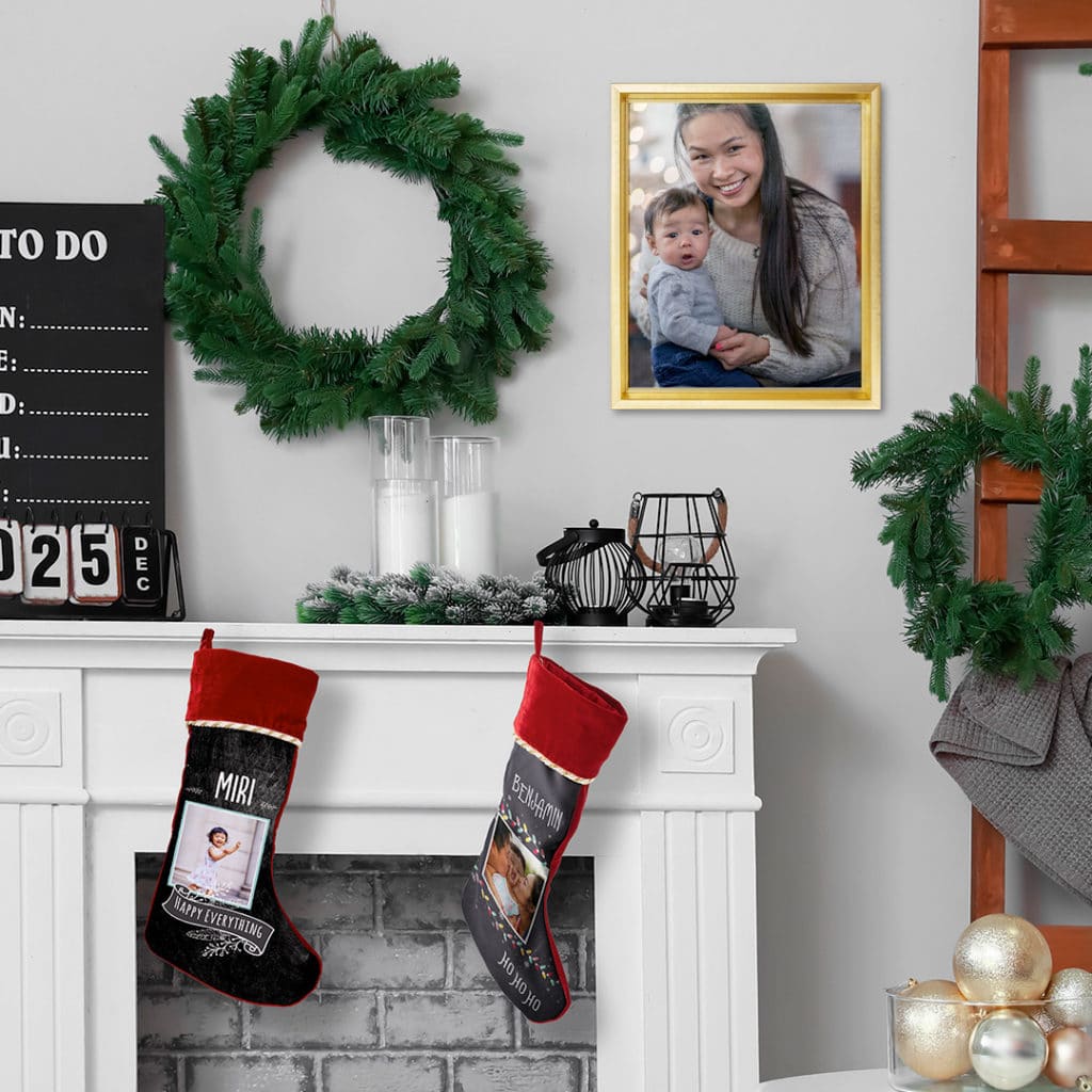 Make holiday sparkle with familiar faces when you decorate with photo gifts