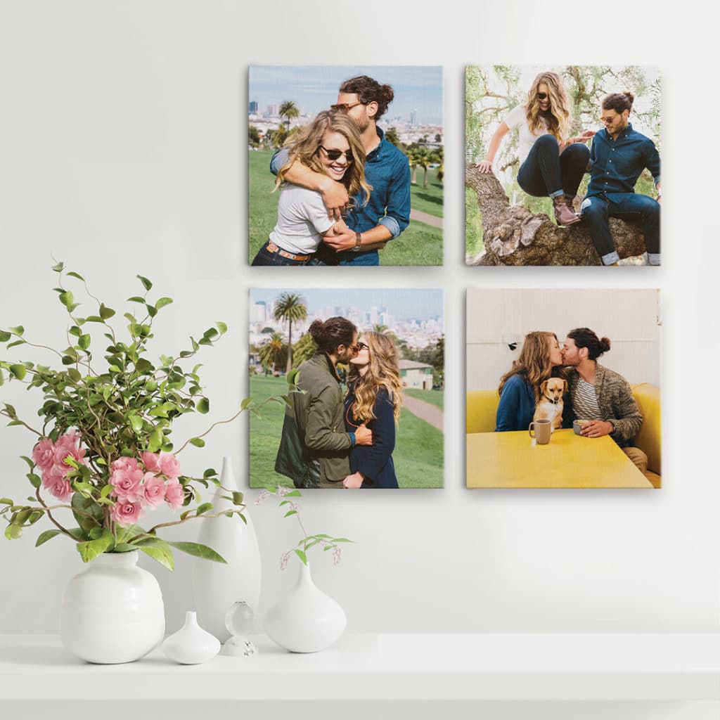 Create wall art you can reposition with our new photo tiles