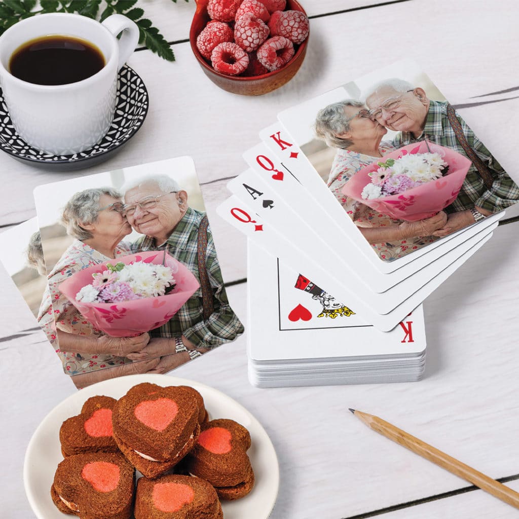 Fun playing cards, printed with your photos