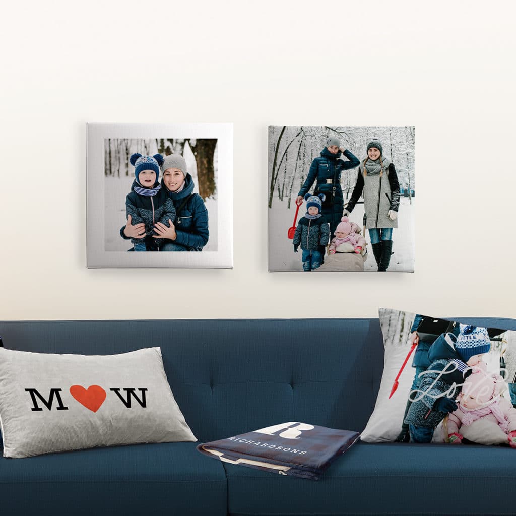 Pep up your walls with easy to create photo canvas prints
