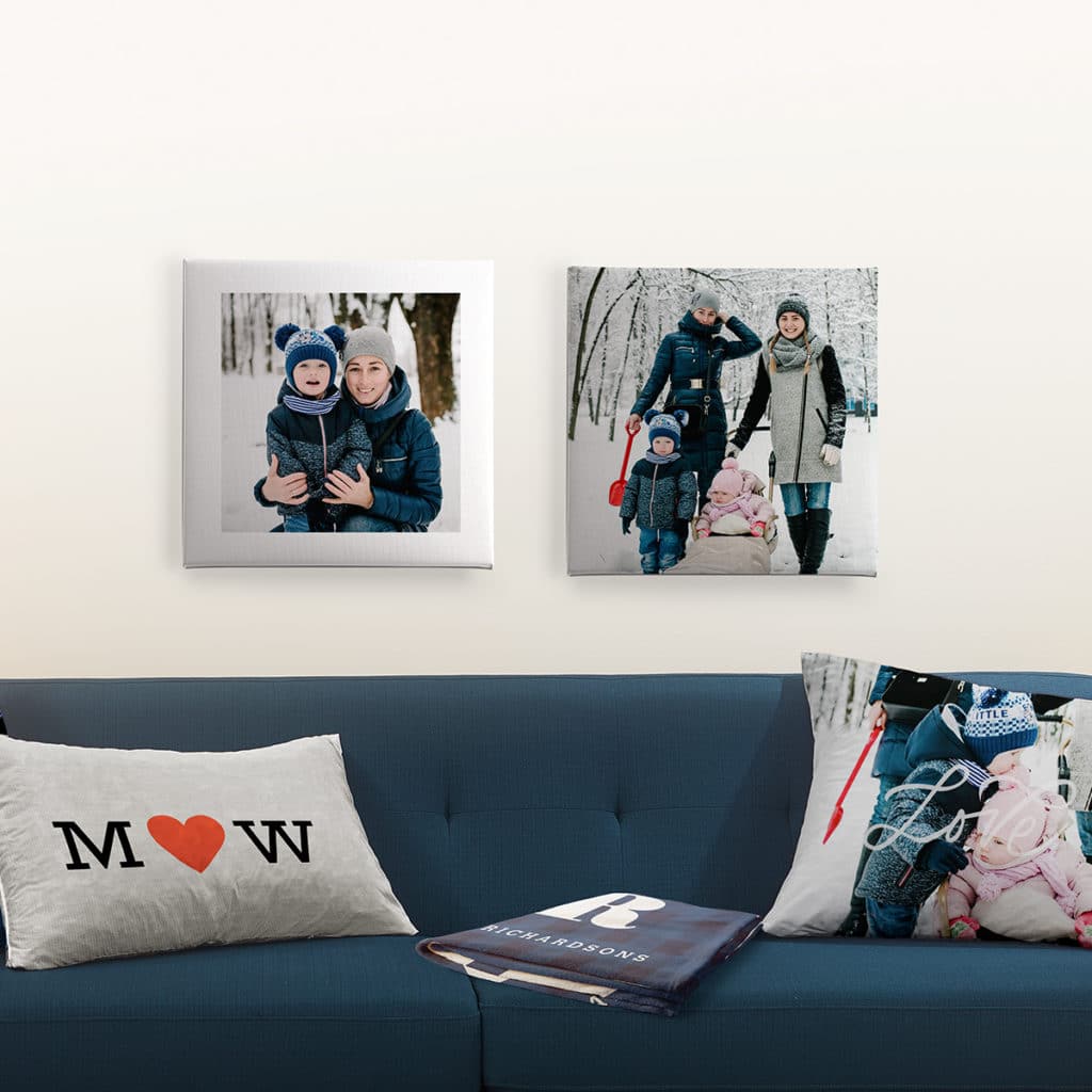 Personalised home decor brightens up your home. From custom plant pots + tea towels to photo canvas prints + cosy blankets. Snapfish makes a room welcoming.