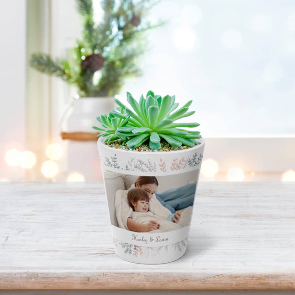 Show the plants some love with personalised plant pots