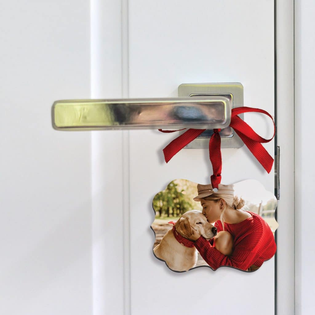 ornament on door handle