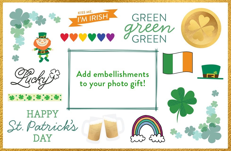 St Patrick's Day embellishments