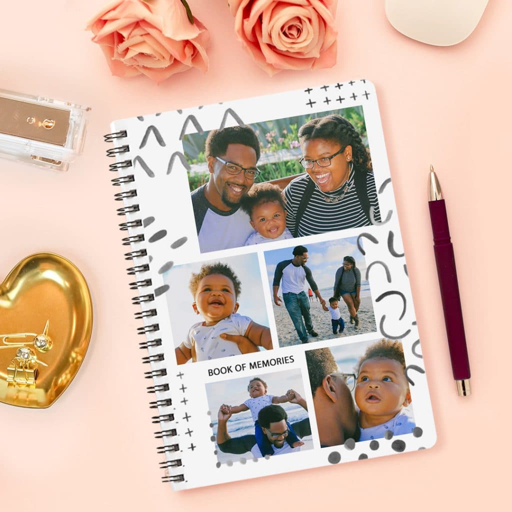customized photo notebook / journal for kids