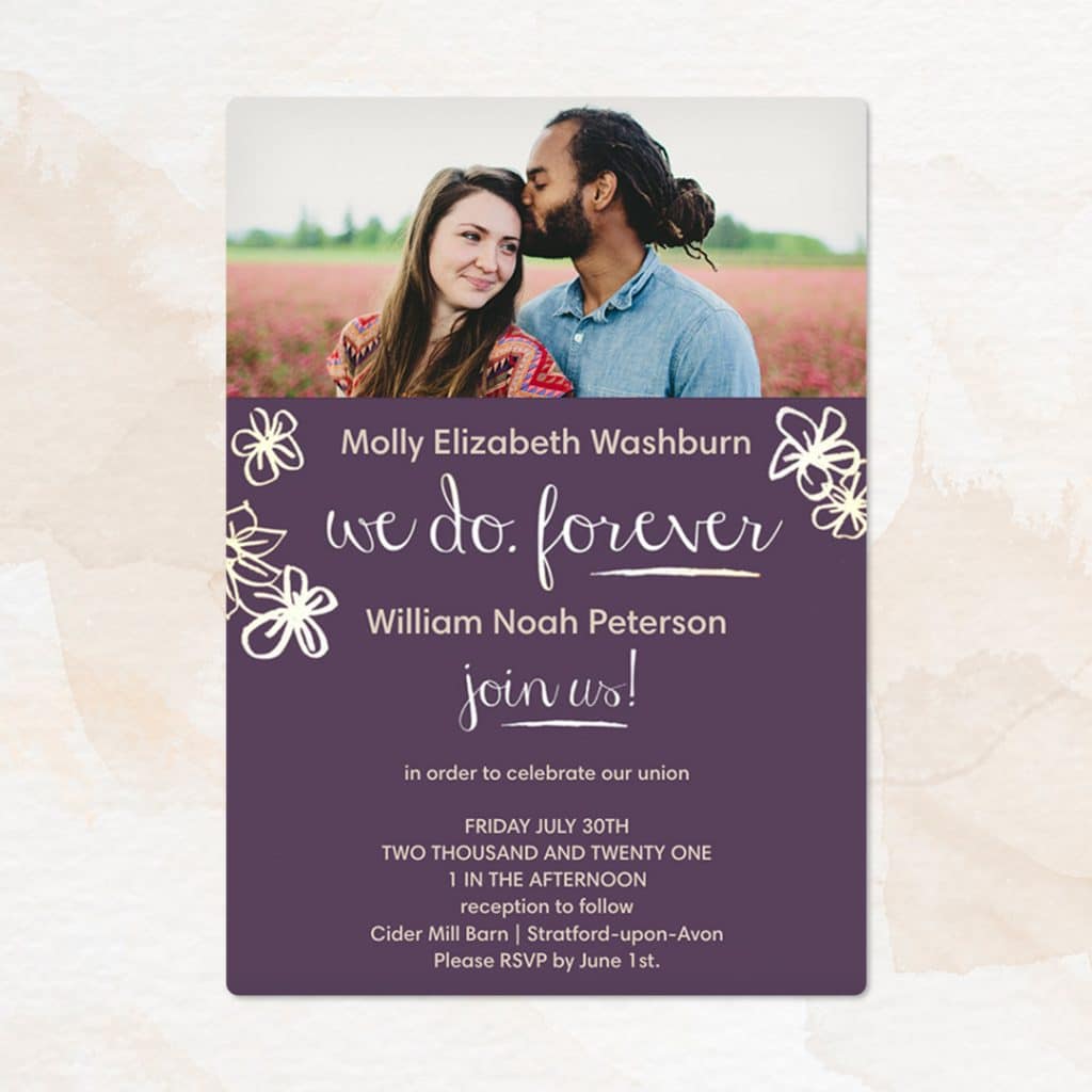 We Do Wedding Invitations design