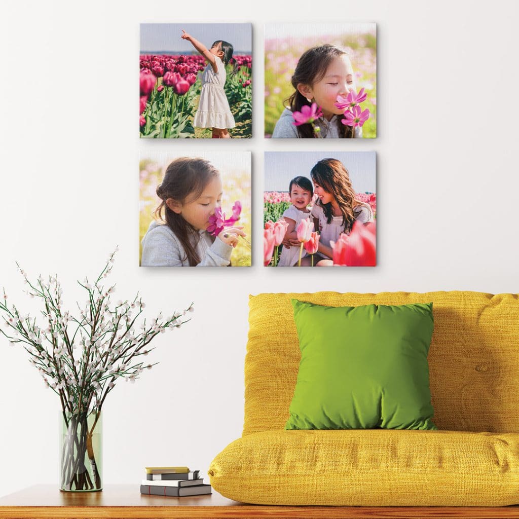 canvas prints above sofa update home decor looks easily