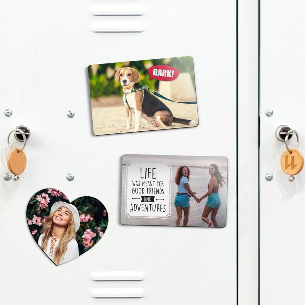 Show your fridge some love with heartfelt photo magnets