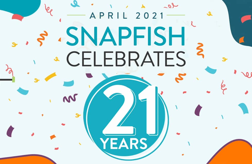Snapfish celebrates 21 years of printing your photos
