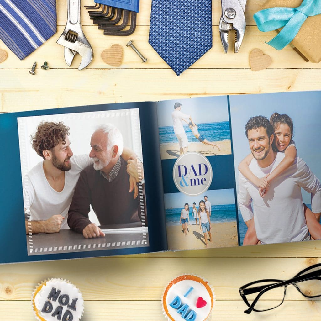 Make a Just like Dad photo book with your pictures, online. Perfect for a Father's Day present
